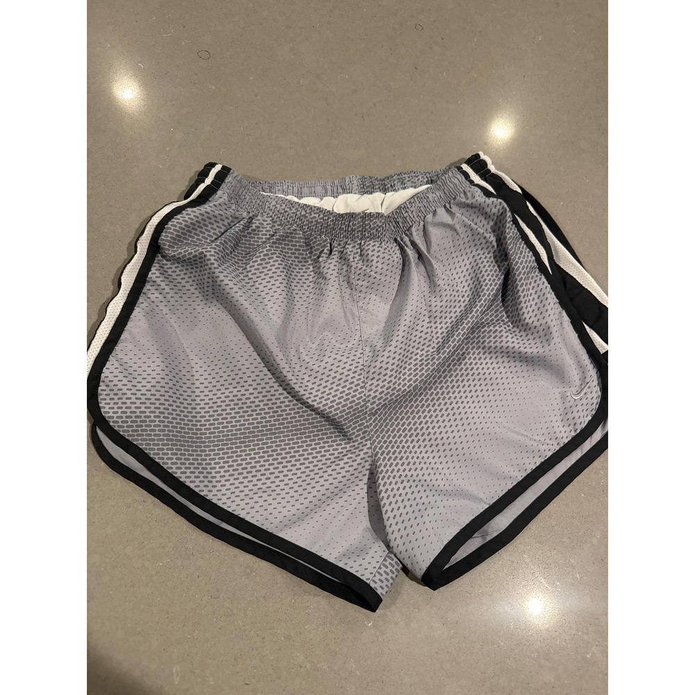 Nike Dri-FIT Running Shorts Women's Gray Athletic Training Gym Workout medium